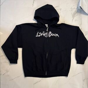Gildan Heavy Blend Black Zip-Up Hoodie